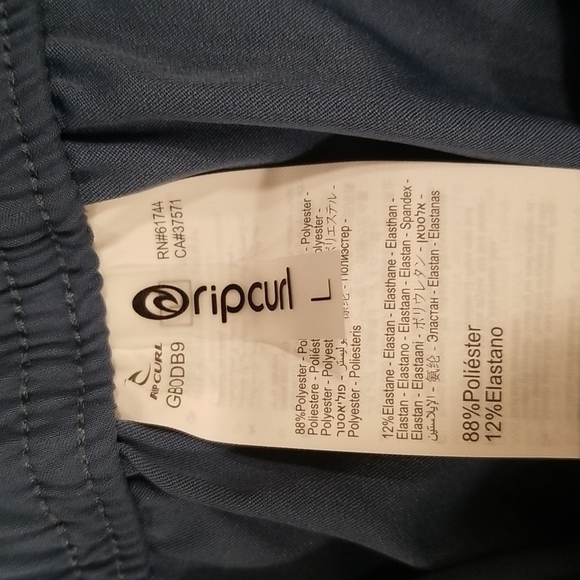 💕RIP CURL💕 Surf Revival 3" Boardshort ~ Swim Coverup Shorts Blue Large L NWT - Picture 12 of 16